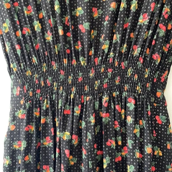 Darian Petite Vintage Fruit Jumpsuit Size 6 - Picture 7 of 9